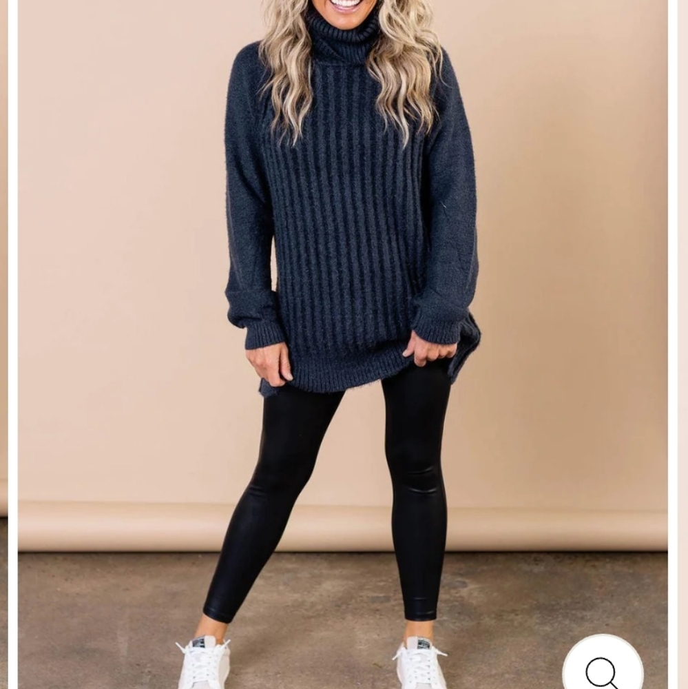 Free People Big City Turtleneck Sweater S NWT - Picture 6 of 15